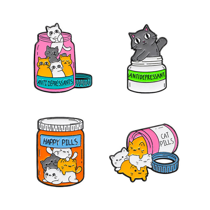 Wholesale Sweet little fragrant wind cat Brooch