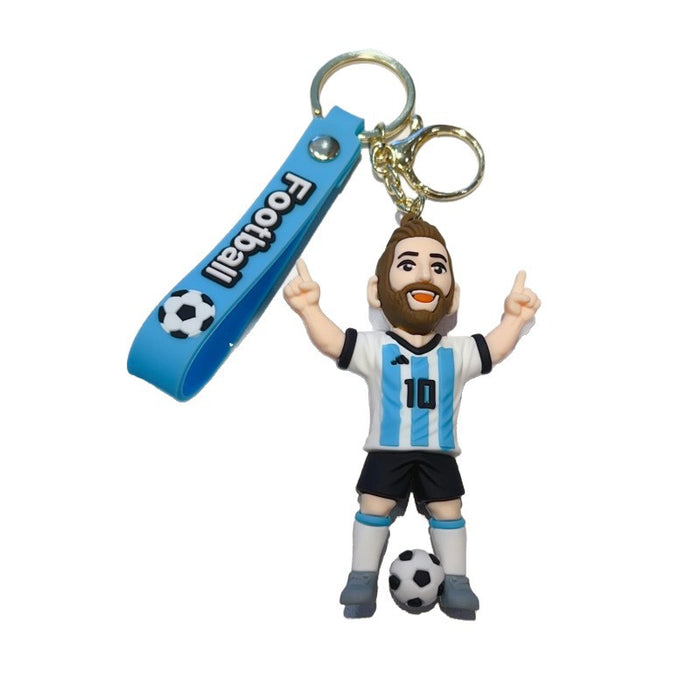Wholesale Cartoon Football World Cup Star Keychain