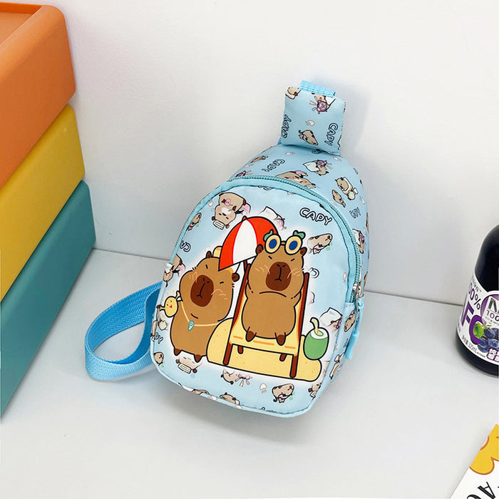 Wholesale Cute Cartoon Children' s Bag Chest Bag Kindergarten Little Girl' s Outgoing Crossbody Bag