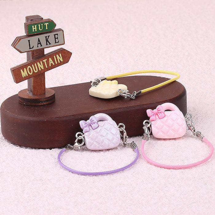 Wholesale Cute bow bag charm Keychains