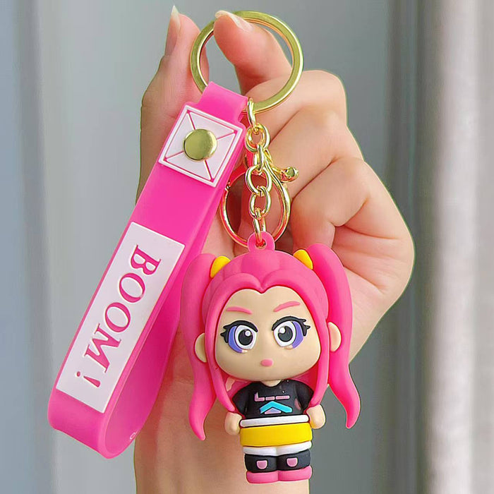 Wholesale KPOP Cute silicone cartoon keychains