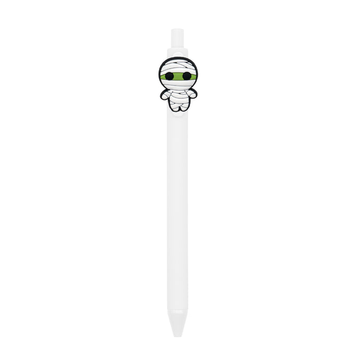 Wholesale  Ghost Polka Dot PVC Soft Gel Retractable Ballpoint Pen MOQ≥10