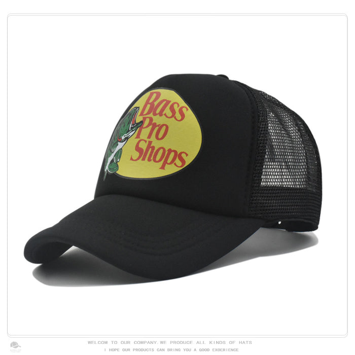 Wholesale Printed baseball cap summer net cap outdoor sunscreen sunshade driver cap