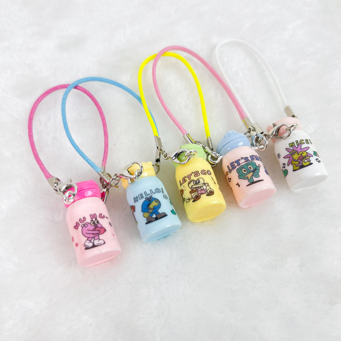 Wholesale Mini kettle thermos cup pendant simulation water cup accessories cute small bottle doll accessories
