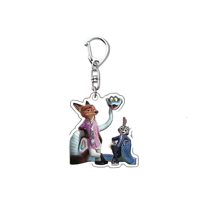 Wholesale Cute cartoon acrylic keychains for couples.
