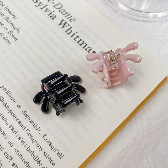 Wholesale Acetate Rabbit Rhinestone Side Claw Hair Clip for Everyday Hair Accessory