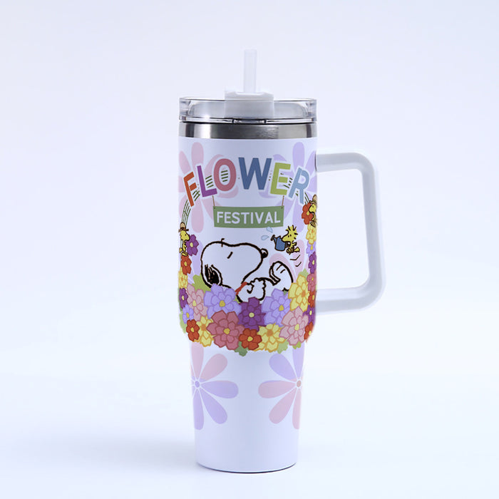 Wholesale Cartoon  Printed 40oz Stainless Steel Thermos ice bullies cup