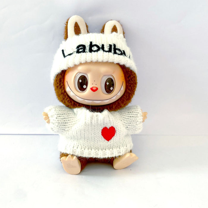 Wholesale Wear red heart sweater with letters and a hat,  a little bear knitted hat,  and a baby clothes