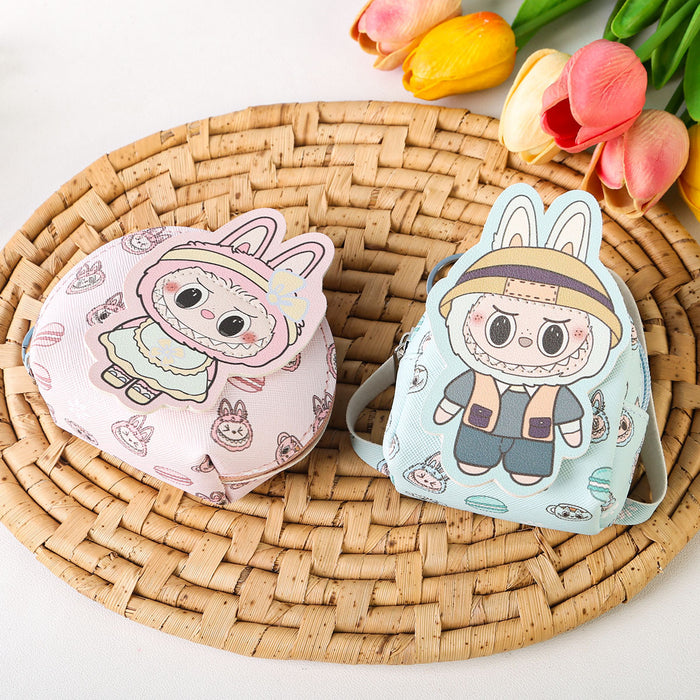 Wholesale Cute Coin Purse Keychain Cartoon Storage Doll Key Bag Doll Machine Grabber Pendant