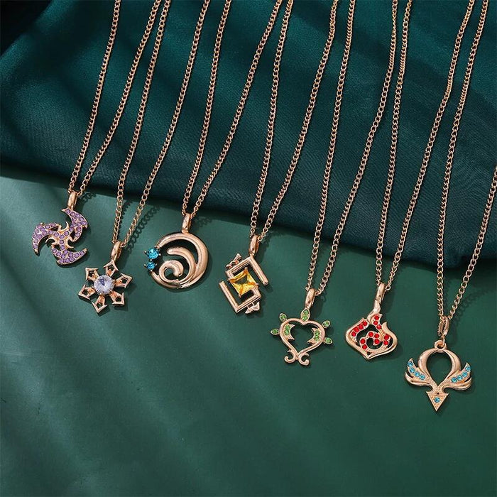 Wholesale Cartoon Game Element Pendant Necklace JDC-NE-jinmiao005