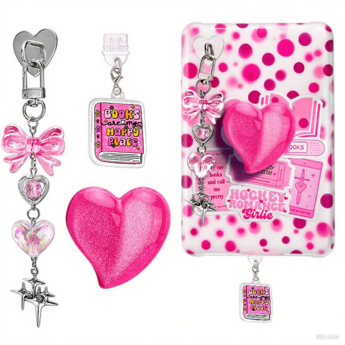 Wholesale Bow pendant phone dust plug phone stand