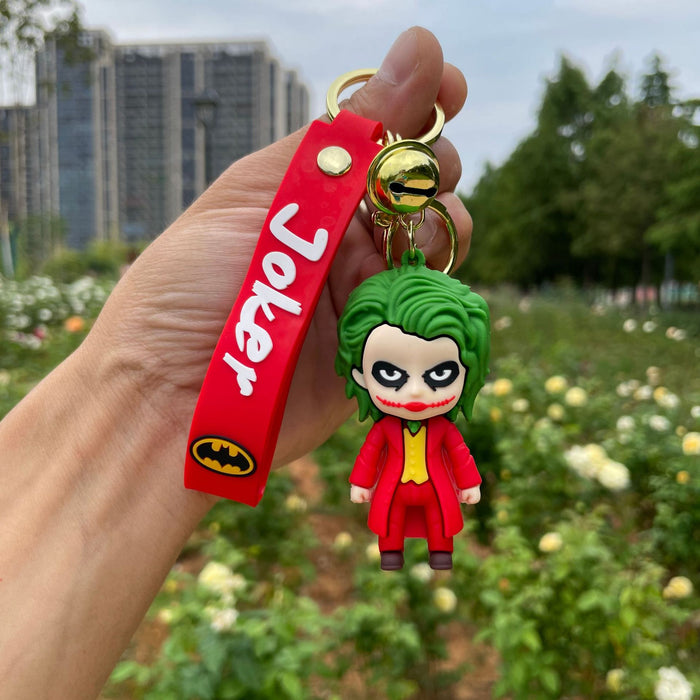 Wholesale Cartoon soft rubber keychain pendant, personalized doll, couple's backpack, car accessories wholesale