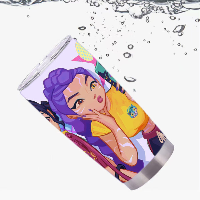 Wholesale 20oz K-pop Cartoon Print Stainless Steel Insulated Cup