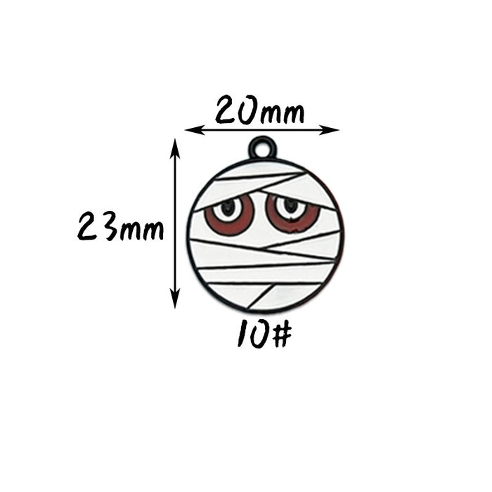 Wholesale 10pcs  Series  Alloy Dripping Oil Earrings Pendants Jewelry Accessories Factory