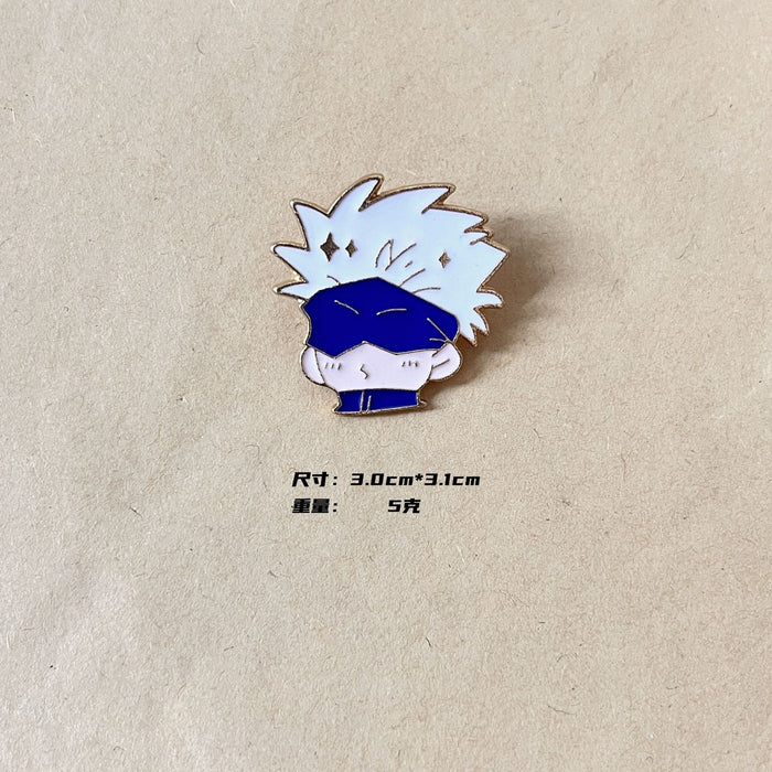 Wholesale Brooch, male and female student backpack, medal accessories, cute metal badge