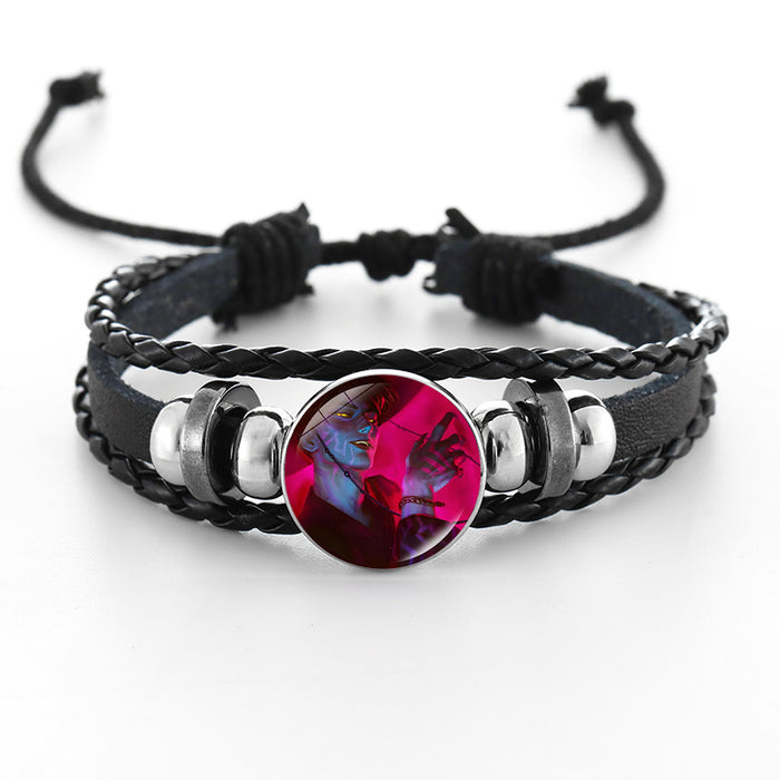 Wholesale Kpop Cute Cartoon Time  Bracelet