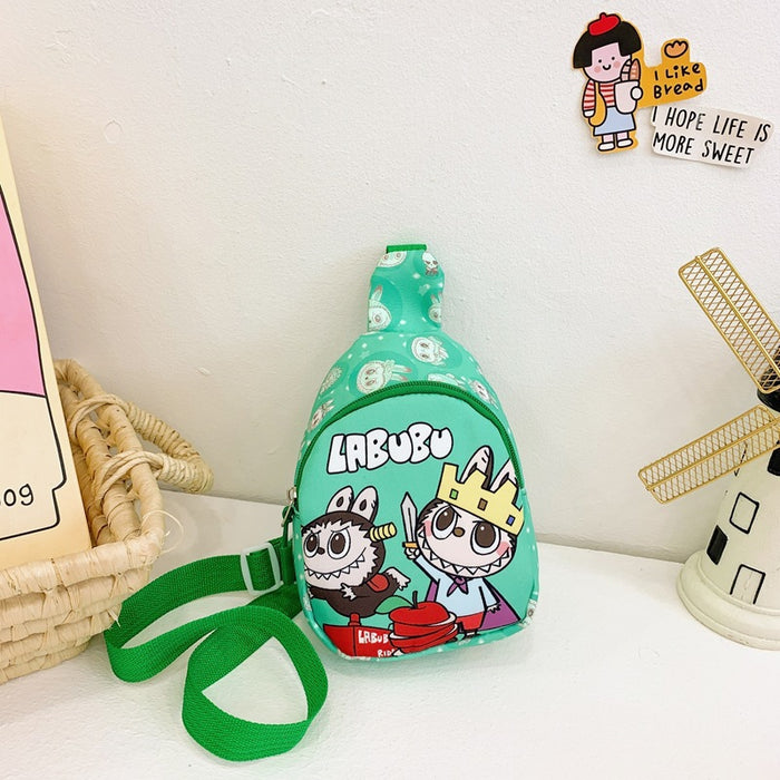 Wholesale Children' s Chest Bag  Cartoon Nylon One-Shoulder Slant