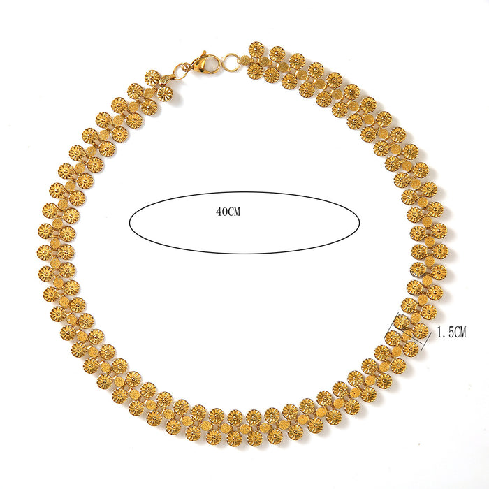 Wholesale Personalized fashion color preservation stainless steel temperament collarbone chain butterfly necklace wholesale