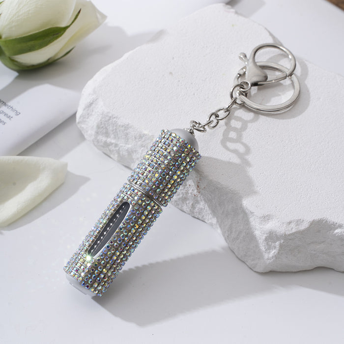 Wholesale Diamond 5ml Perfume Bottle Keychain JDC-KC-ZY021