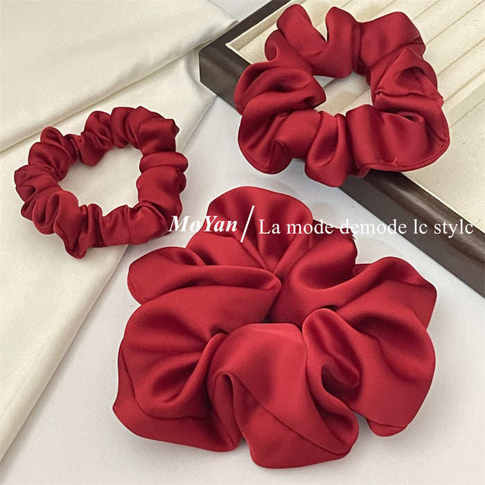 Wholesale New Year's red large intestine festival hair band hair rope headdress