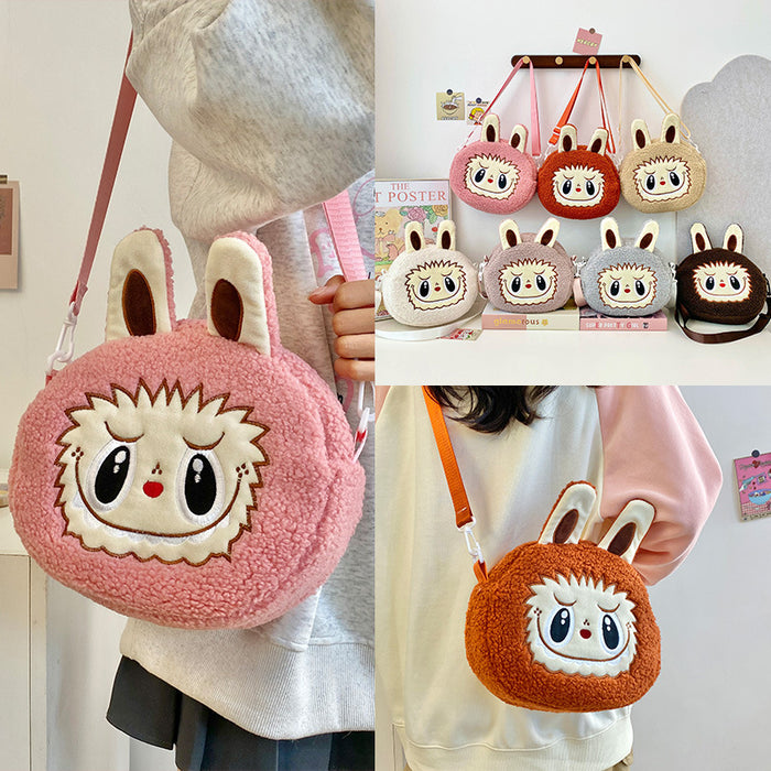 Wholesale Portable Doll Crossbody Bag Cartoon Backpack Doll Coin Plush Bag Children' s Backpack