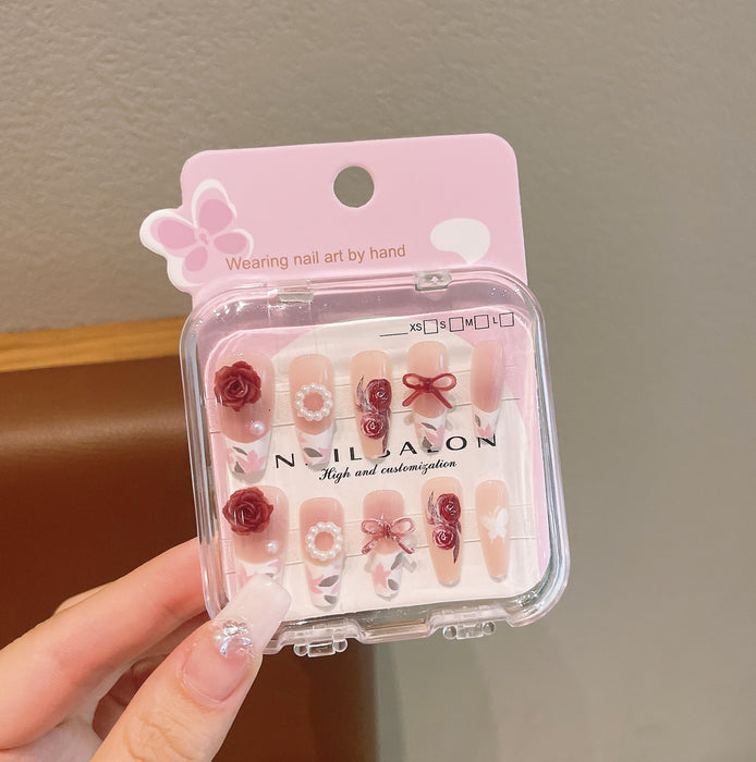 Wholesale children Long cartoon nail art