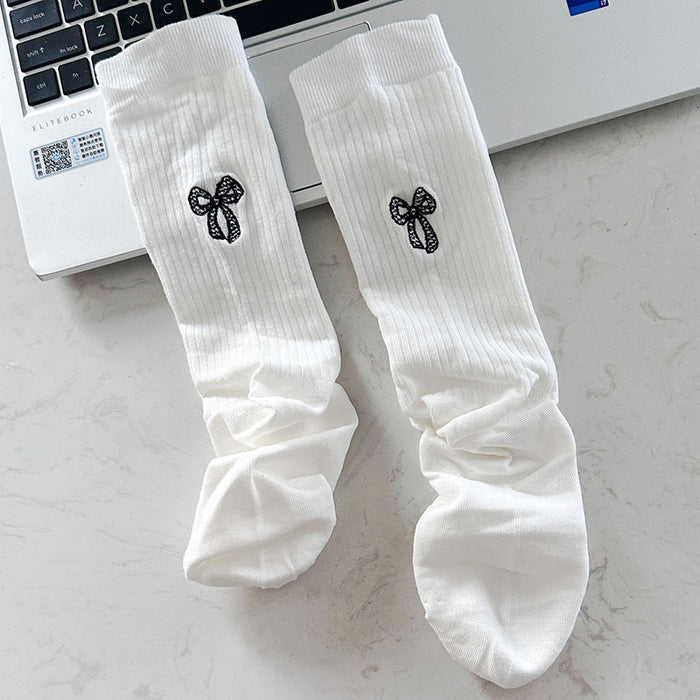 Wholesale Socks trend boneless mid tube women's socks long tube stacked socks