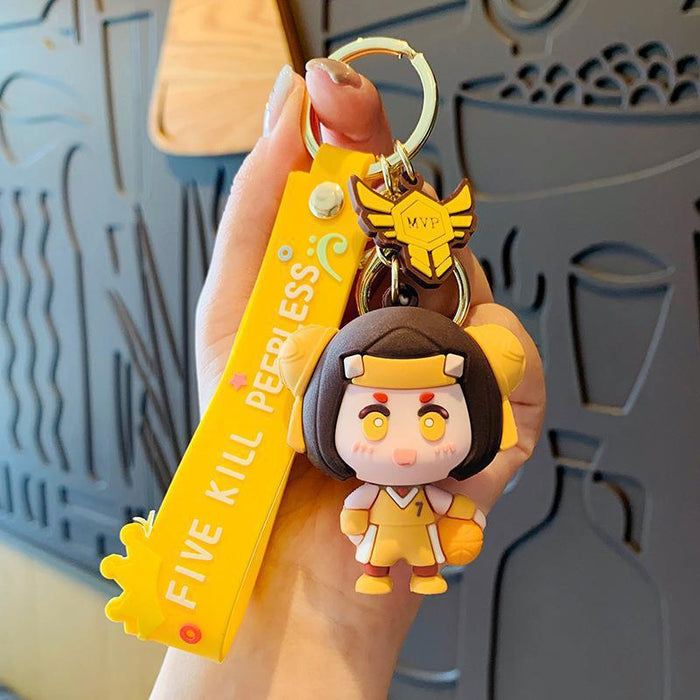 Wholesale Cartoon 3D Doll PVC Keychain JDC-KC-MingT054