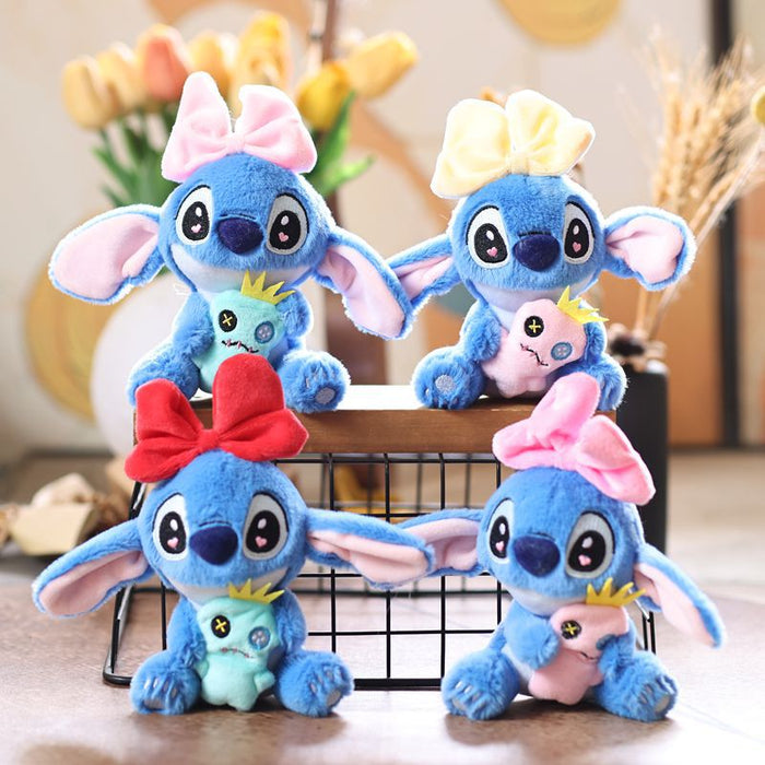 Wholesale Cute cartoon pendant plush toy alien doll bag pendant keychain doll