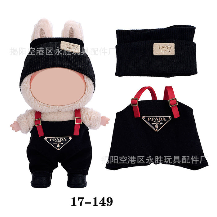 Wholesale 10pcs/set Doll clothes vinyl plush doll can be worn to replace clothes