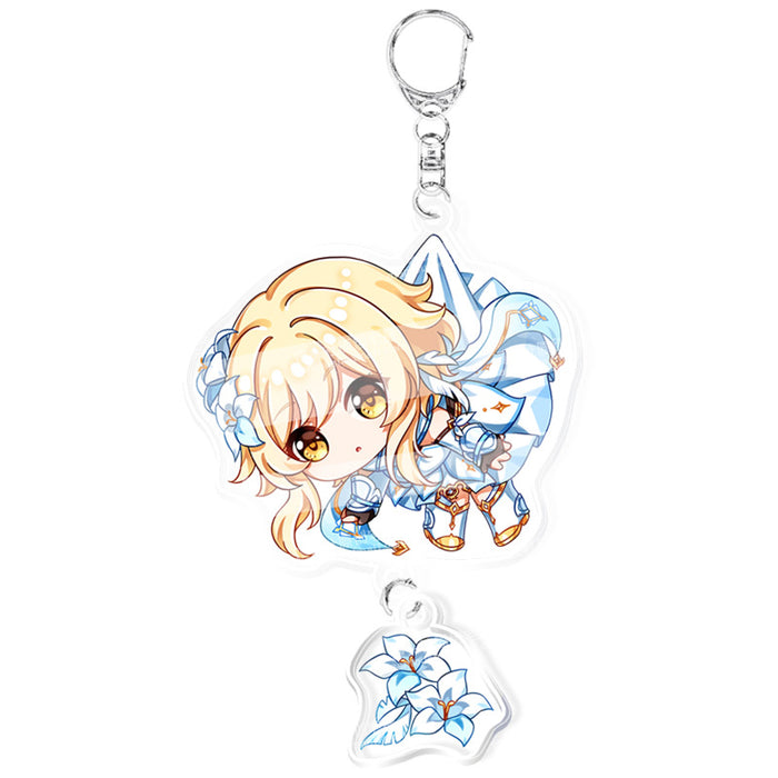 Wholesale Anime peripheral Yuan acrylic keychain accessory