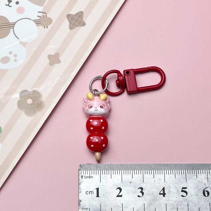 Wholesale Cute New Year Dragon Keychain Cartoon Pendant New Year Resin Pendant Accessories