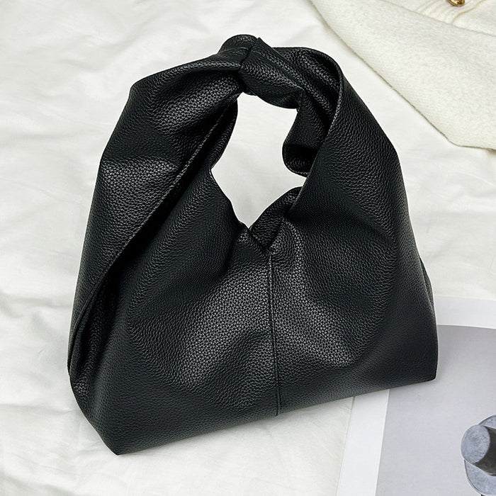 Wholesale Niche design cloud bag handbag summer new style high-end pleated croissant bag soft PU shoulder bag women' s bag