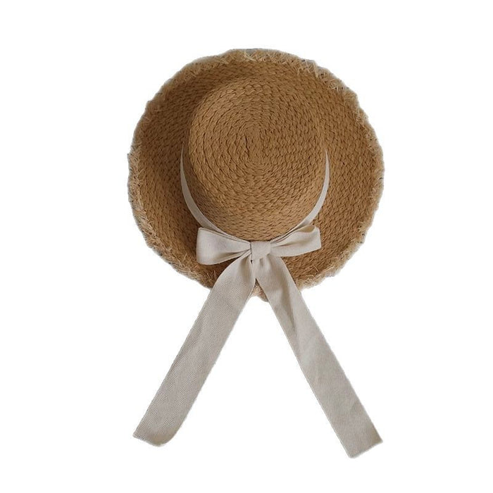 Wholesale Grass Children's Straw Hat Summer Travel Sunshade Style