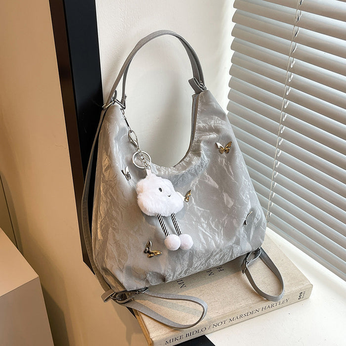 Wholesale New casual large capacity bag with a niche design, commuting backpack, single shoulder backpack