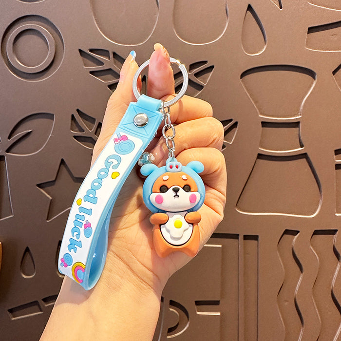 Wholesale   Cartoon Key Chain dog key chain pendant  school cute key chain