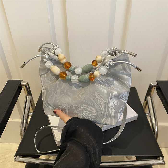 Wholesale New stylish and versatile crossbody bag, fashionable hand-held bucket bag