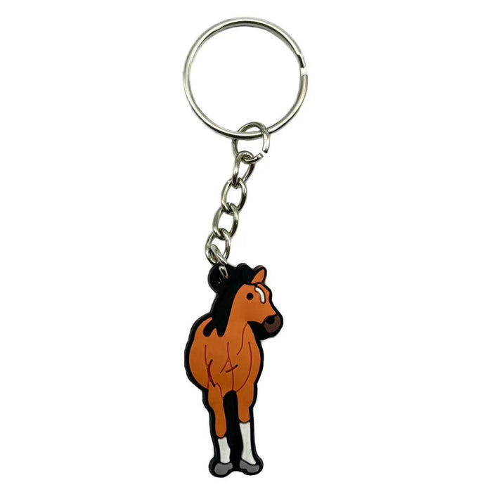 Wholesale Cartoon pony keychain pendant DIY backpack key accessories luggage accessories pendant