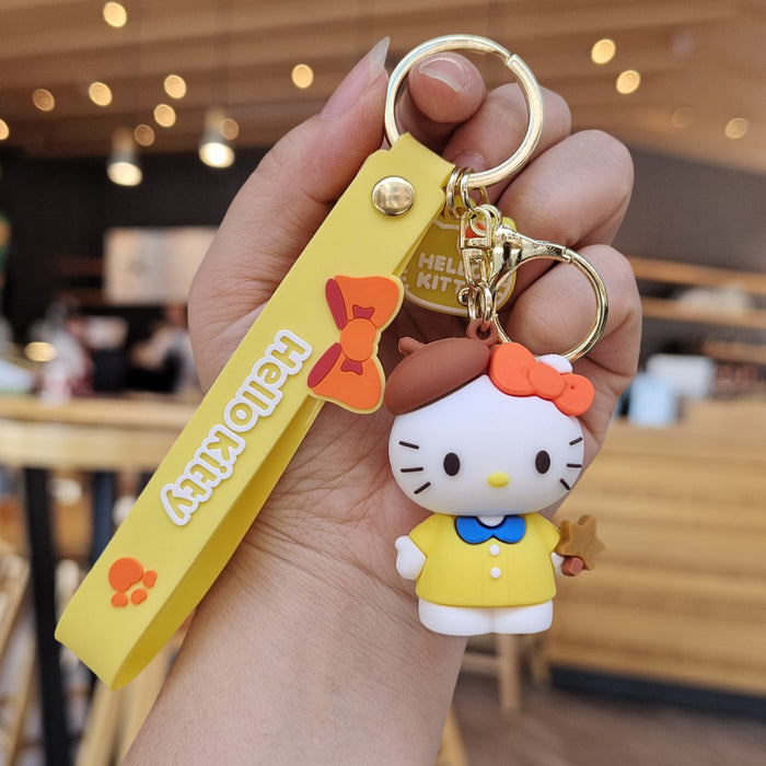 Wholesale Cartoon Silicone Doll Keychain JDC-KC-ZhuoRan031