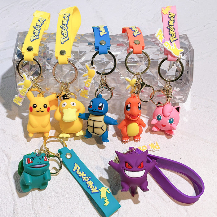 Wholesale Cartoon Silicone Doll Keychain JDC-KC-QiChao018