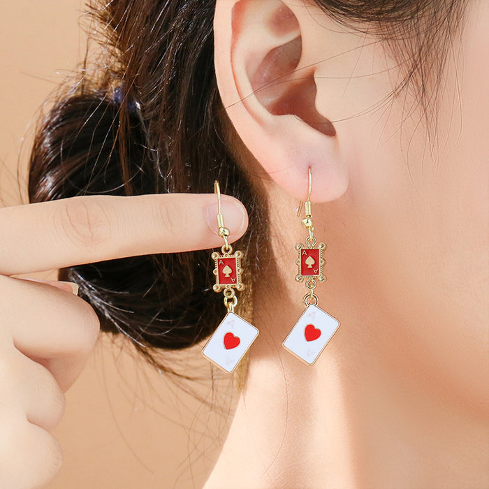 Wholesale Niche design high-end alloy pendant earrings