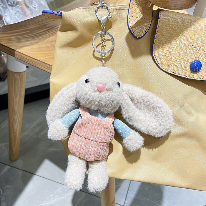 Wholesale Plush bunny bag pendant stall Doll rabbit doll car keychain plush toy