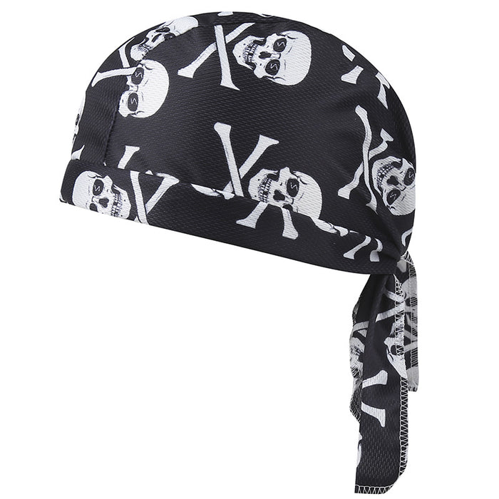 Wholesale Sports Print Skull Pirate Hat Outdoor Adult Men and Women Sunscreen Hat