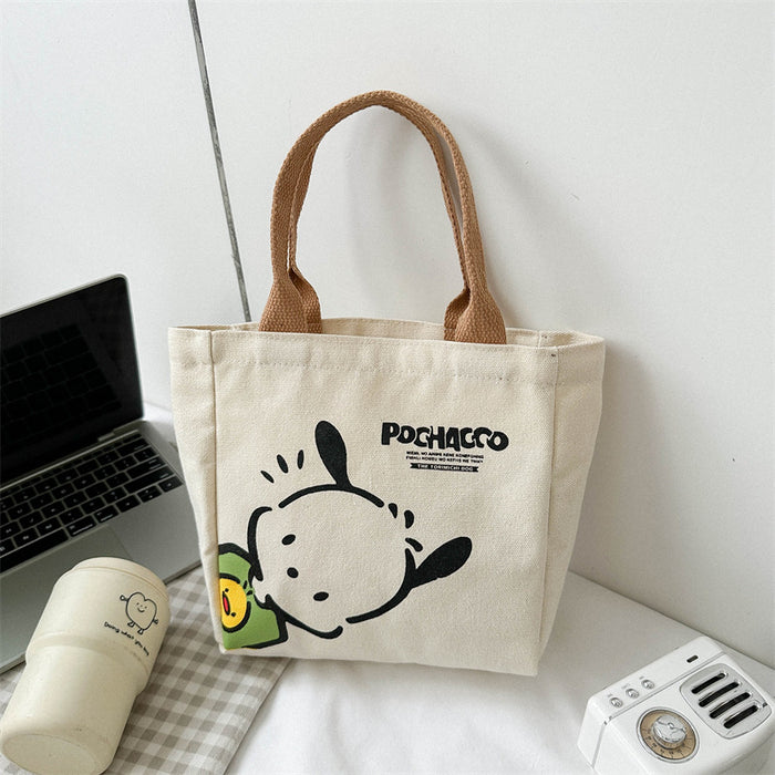 Wholesale Canvas bag new simple commuting niche fashion mini handheld small cloth bag