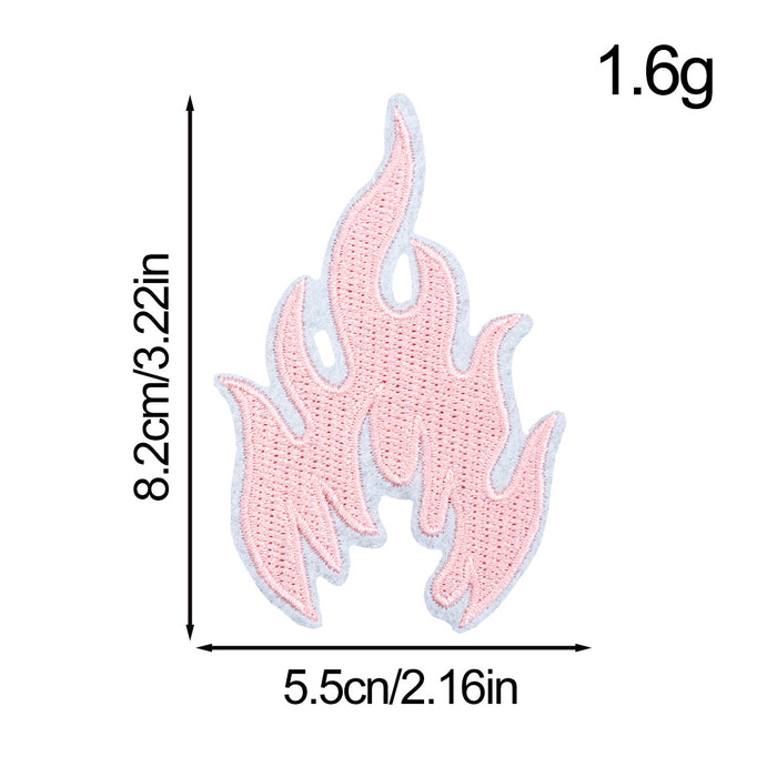 Wholesale Flame Embroidery Cloth DIY Patches
