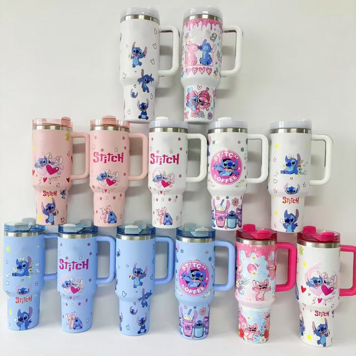 Wholesale 40oz tumbler ice bullies cup Portable insulated mug with handle