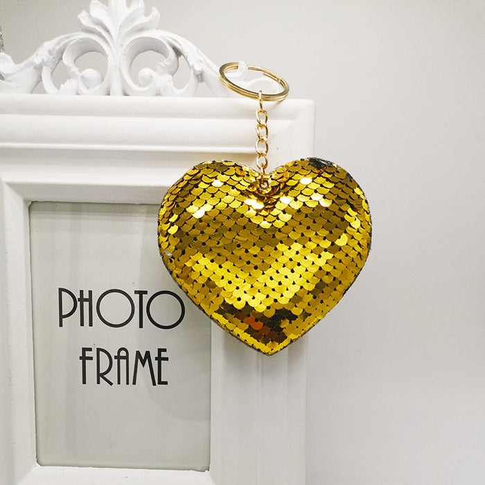 Wholesale Peach Heart Keychain Pendant Car Luggage Accessories