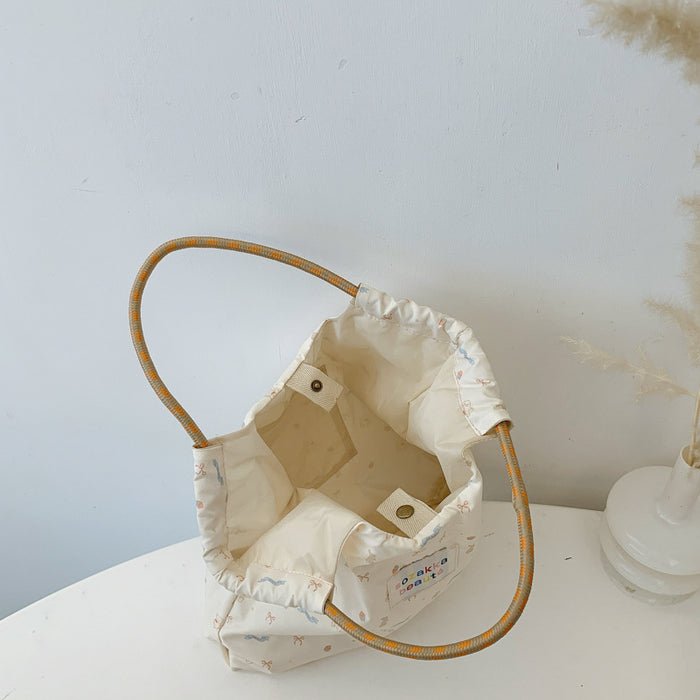 Wholesale New Cute Single Shoulder Canvas Bag Single Shoulder Bag Large Capacity Handbag Tote Bag Commuter Bag