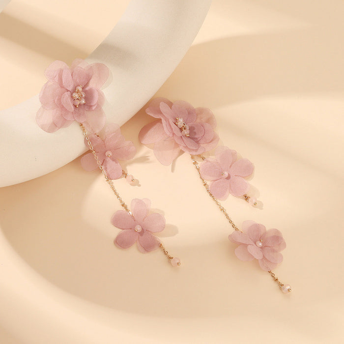 Wholesale Fashion temperament, cultural and creative long earrings, niche original design sense