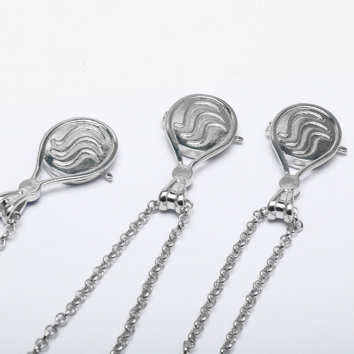 Wholesale Animation H2O shell necklace girl shell magnetic open and close necklace pendant